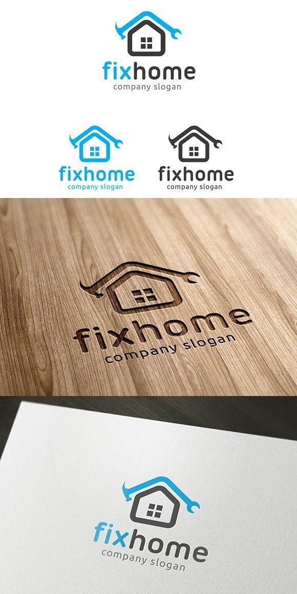 Pinterest Home Logo - Fix Home Logo. Logo Templates. Logos and Logo templates