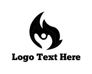 Black Fire Logo - Flame Logo Designs | Find a Flame Logo | Page 8 | BrandCrowd