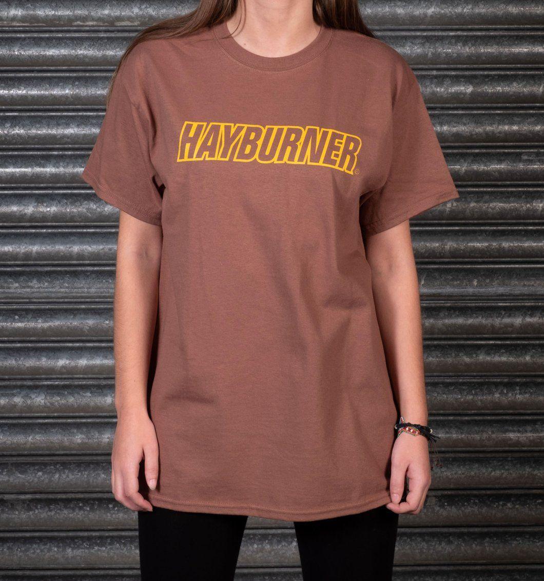 Brown and Yellow Logo - Brown With Yellow Logo 'Classic' T-Shirt