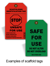 Red and Green Tag Logo - Why are Scaffolding Safety Tags Important?