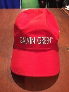 Red and Green Tag Logo - Galvin Green Abel Gortex Golf Cap. Red White Logo. One Size. NEW