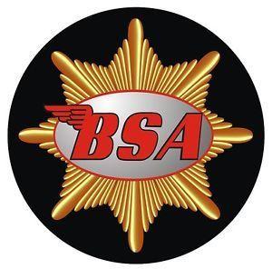 BSA Motorcycle Logo - Bsa classic logo motorcycle helmet sticker. BSA