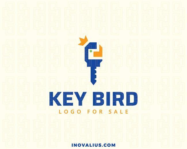 Yellow Bird Logo - Key Bird Logo For Sale | Inovalius