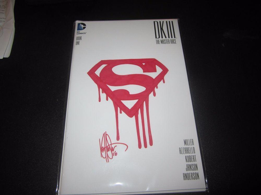 Bloody Superman Logo - DK III: THE MASTER RACE BOOK ONE REMARKED WITH BLOODY SUPERMAN LOGO ...
