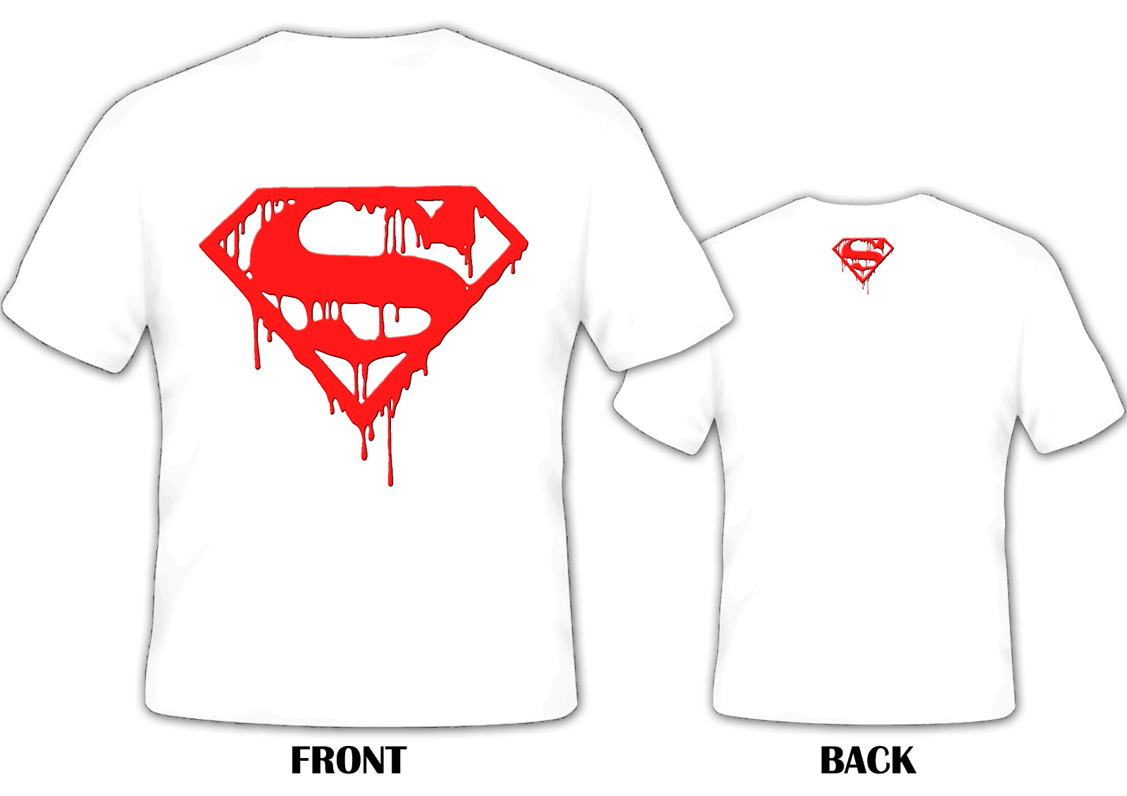 Bloody Superman Logo - HIKARU ART AND DESIGN: Bloody Superman Logo (DC007 & DC007-B)