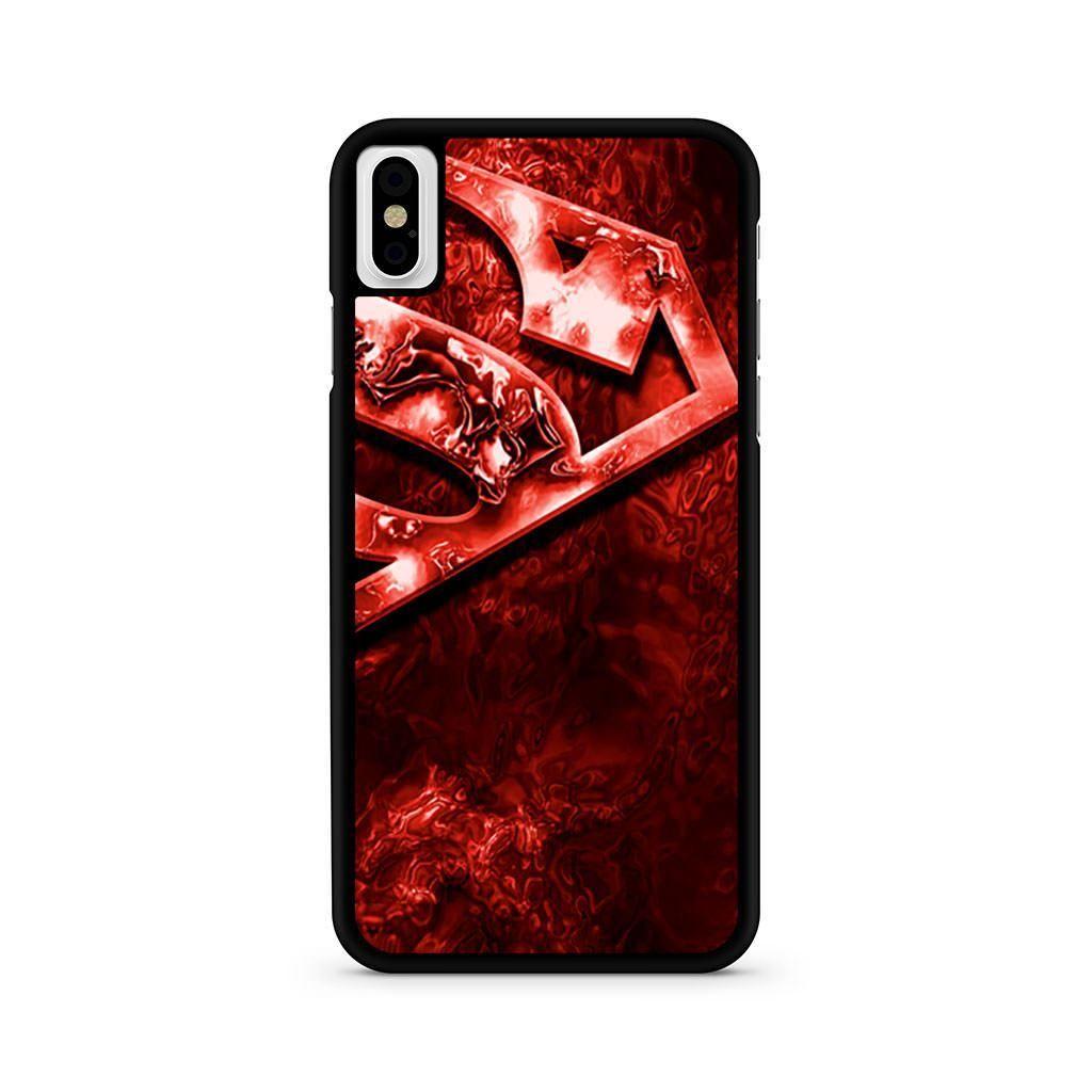 Bloody Superman Logo - Bloody Superman Logo iPhone X case – minimerch
