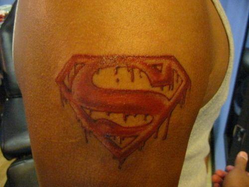 Bloody Superman Logo - Bloody Superman logo – Tattoo Picture at CheckoutMyInk.com