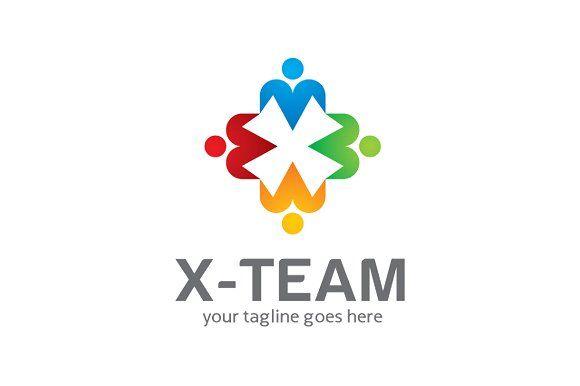 Business Team Logo - X-team Logo Template ~ Logo Templates ~ Creative Market