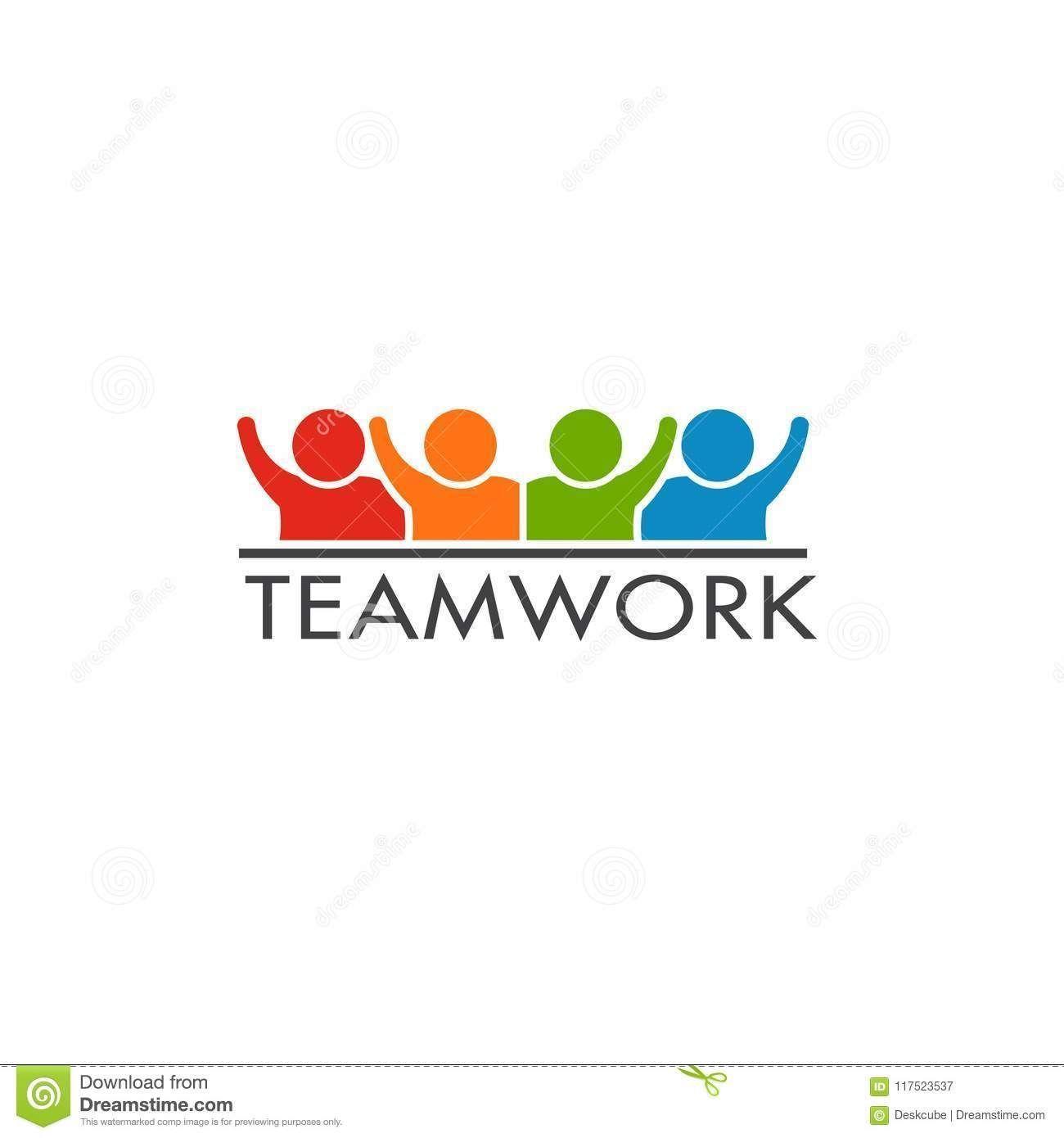 Business Team Logo - People Logo Team Welcome. Vector Icon Design Stock Vector #business