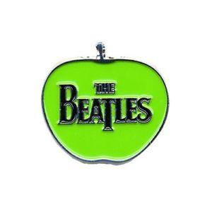 Green Black Logo - The Beatles Drop T Apple Band Green Black Logo Metal Pin Badge ...