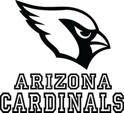 Cardinals Football Logo - Arizona Cardinals Football Logo & Name Custom Vinyl by VinylGrafix ...