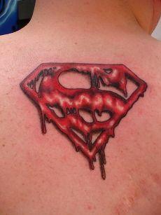 Bloody Superman Logo - How to Make Your Superman Tattoo Design More Appealing | Tattoo ...