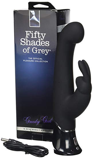 50 Shades of Grey Logo - Fifty Shades of Grey Greedy Girl G-Spot Rechargeable Rabbit Vibrator