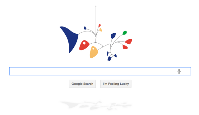 Coolest Google Logo - Alexander Calder Google Doodle is one of the coolest yet - FromeDome