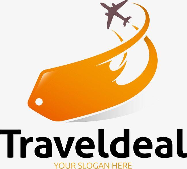 Orange Industry Logo - Orange Elegant Travel Industry Logo, Orange Vector, Travel Vector