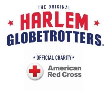 Red Cross Official Logo - Harlem Globetrotters Partnership