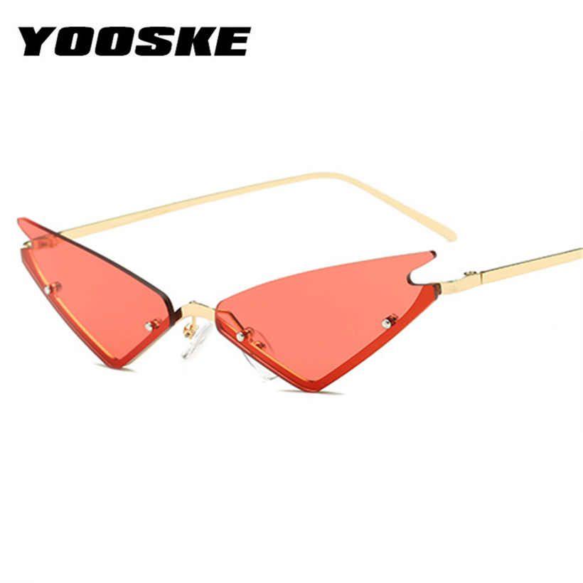 Half Red Triangle Brand Logo - Detail Feedback Questions about YOOSKE Small Cat Eye Sunglasses For ...