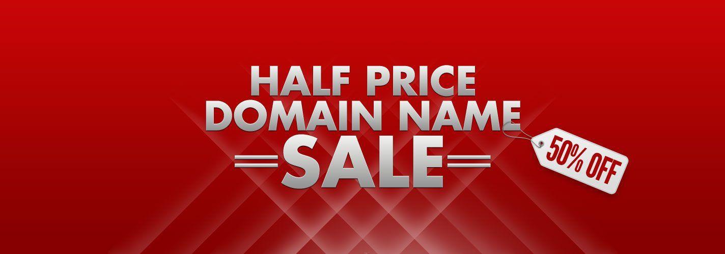 Half Red Triangle Brand Logo - Half Price Domain Names from 34SP.com - 34SP.com Blog