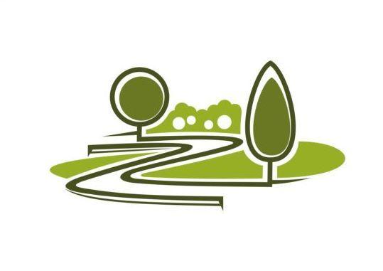 Park Logo - Green park logo vectors set 04 free download