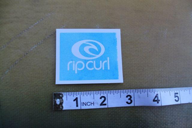 Square Wave Logo - RIP CURL Surfboards Blue Fade Spray Vintage Surfing STICKER | eBay