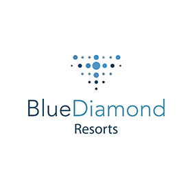 B in Diamond Logo - Blue diamond logo vector