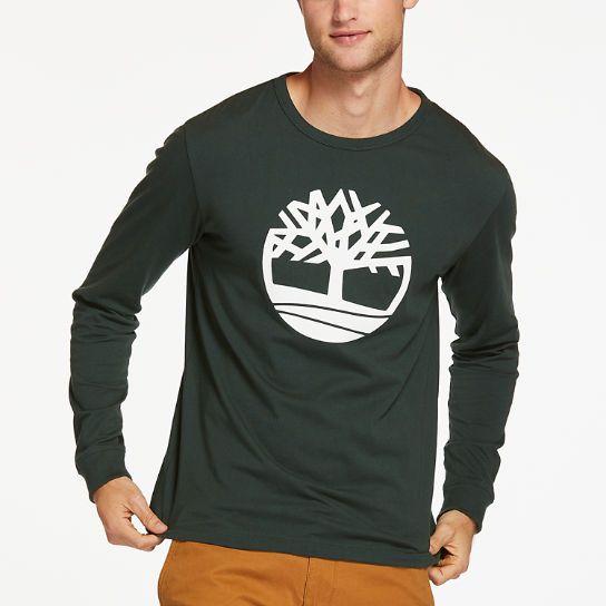 Timberland Tree Logo - Timberland | Men's Long Sleeve Tree Logo Ringer T-Shirt