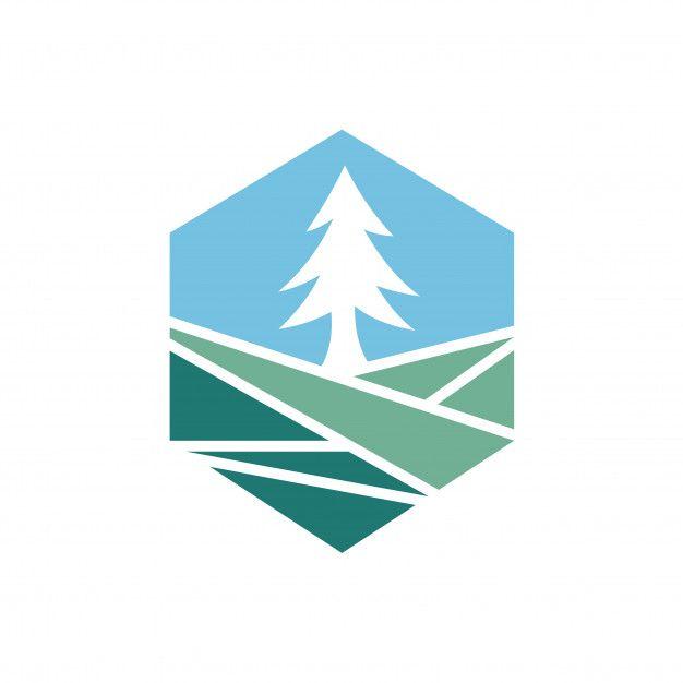 Park Logo - Pine Park Logo Template Vector
