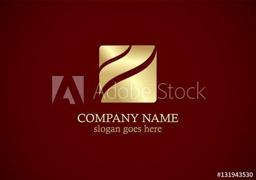 Square Wave Logo - square wave abstract gold logo this stock vector and explore