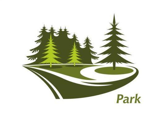 Park Logo - Green park logo vectors set 08 free download