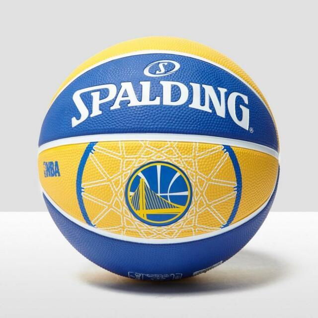 Blue White Yellow Logo - Spalding NBA Team Golden State Basketball 7 Blue/white/yellow | eBay