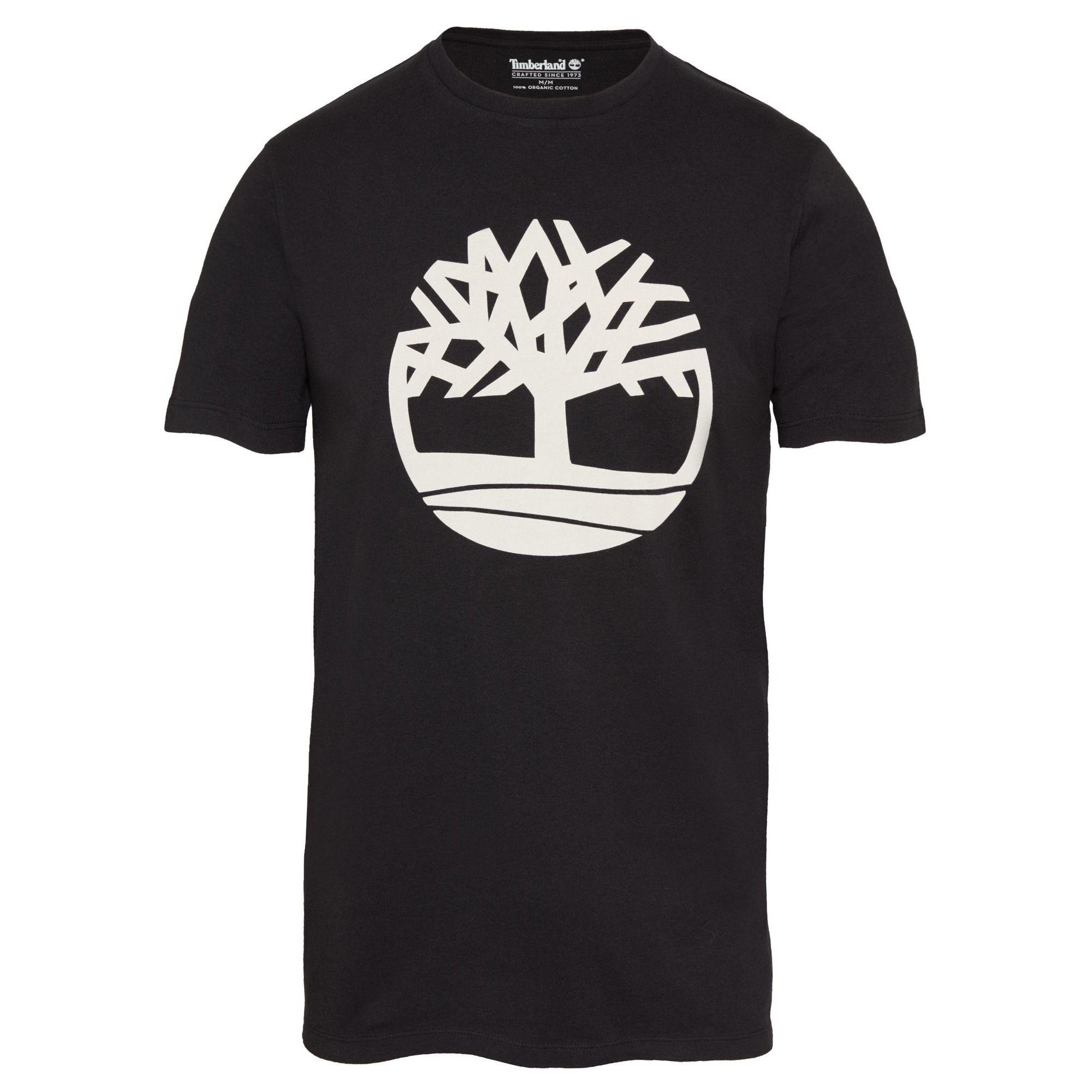 Timberland Tree Logo - Timberland Brand Tree Regular Logo T-Shirt Long Sleeve Black | Jean ...