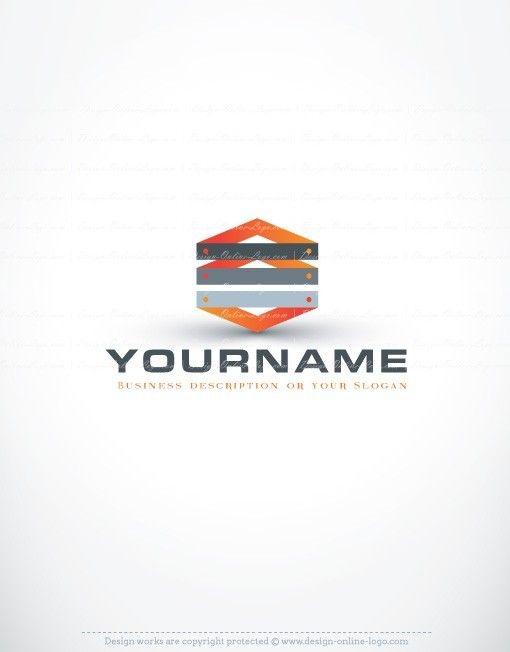 Orange Industry Logo - Exclusive Design: Industrial online Logo + FREE Business Card