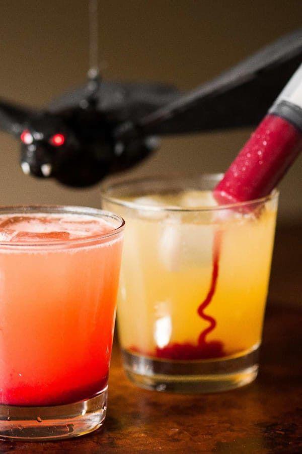 Red and Yellow Drink Logo - Halloween Cocktails for Your Spooky Night. Mix That Drink