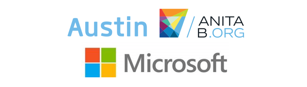 Full Microsoft Logo - Austin AnitaB-org Microsoft logo - Local Community