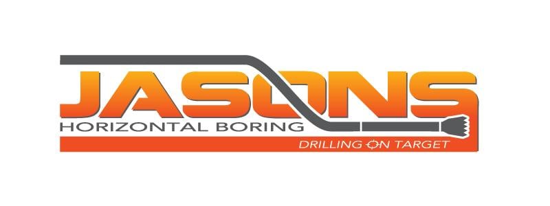 Boring Logo - Jason's Horizontal Boring Logo design