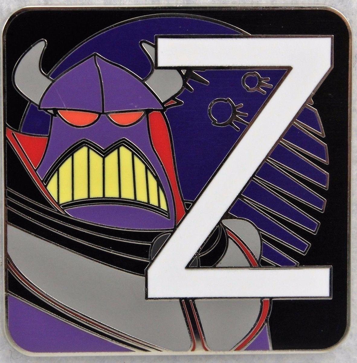 Zurg Z Logo - View Pin: Disney Pixar Alphabet - Mystery Collection - Z is for Zurg