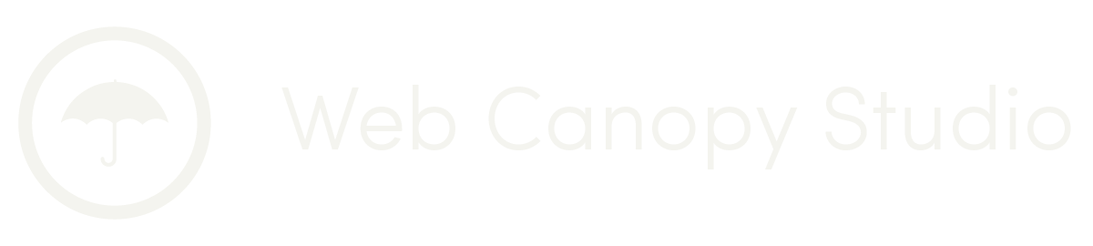 White Website Logo - SaaS Website Design | Web Canopy Studio