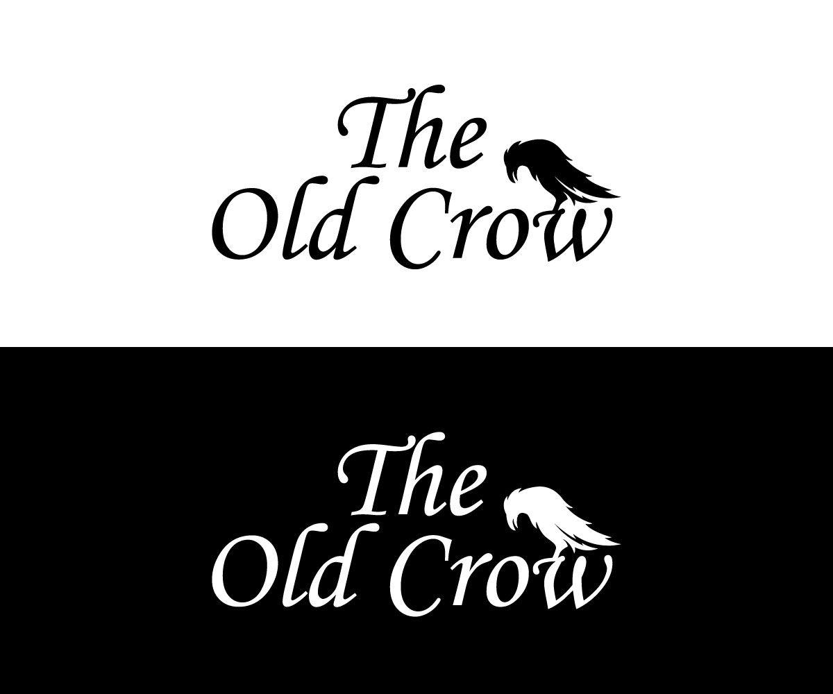 Old Crow Logo - Playful, Traditional, Clothing Logo Design for The Old Crow