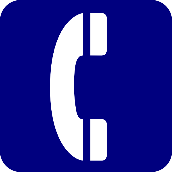 Small Telephone Logo - Telephone Symbol Clip Art at Clker.com - vector clip art online ...