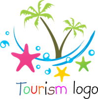 Tourism Logo - Beach Tourism Logo Vector (.AI) Free Download