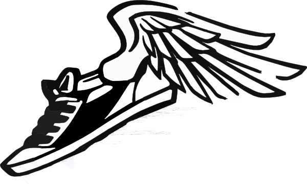 Winged Shoe Logo - Winged Shoe Logo