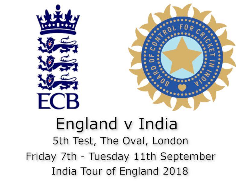 Oval V Logo - England v India The Oval 5th Test /blog