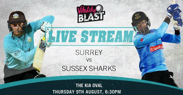 Oval V Logo - Live Stream: Surrey v Sussex Sharks - Kia Oval