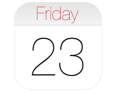 iPhone Calendar Apps Logo - iOS & Android App Icon Design by WhiteX on Envato Studio