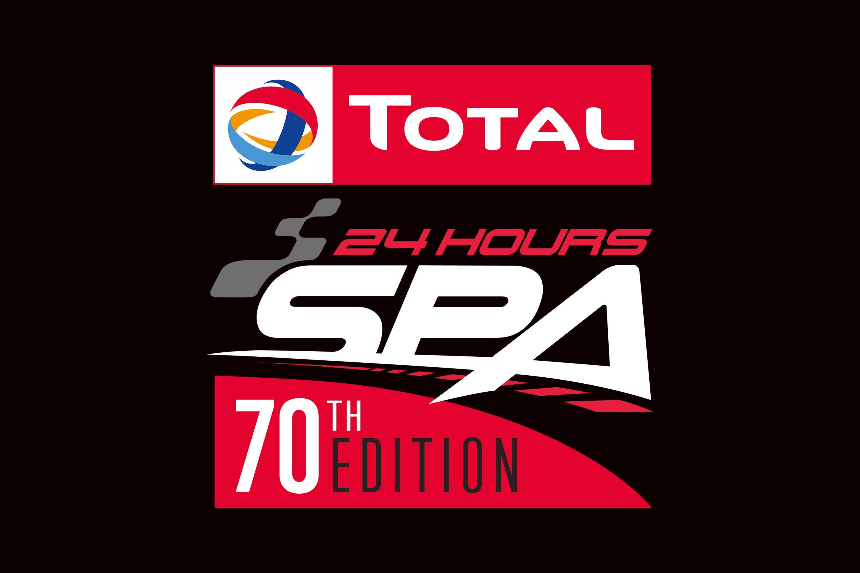 Red Spa Logo - 70th edition of Total 24 Hours of Spa kicks off with new logo