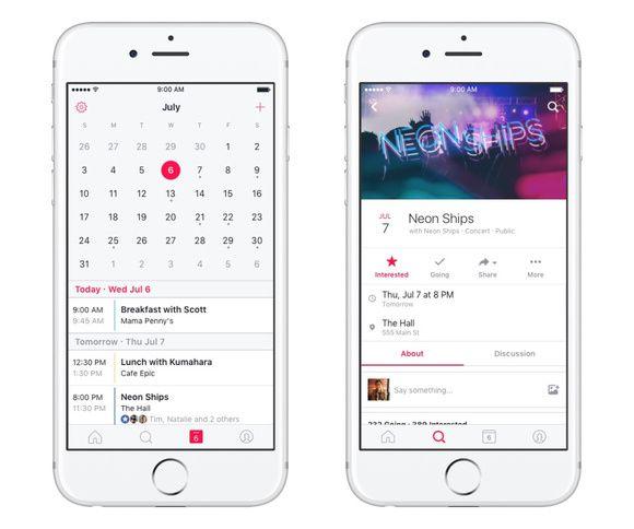 iPhone Calendar Apps Logo - Facebook launches Events app for iOS with a Sunrise-style calendar ...