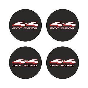 Off Brand Rim Logo - 4x4 Off Road 4x Stickers for Center Cap Wheels, Bumper Rim Truck Car ...