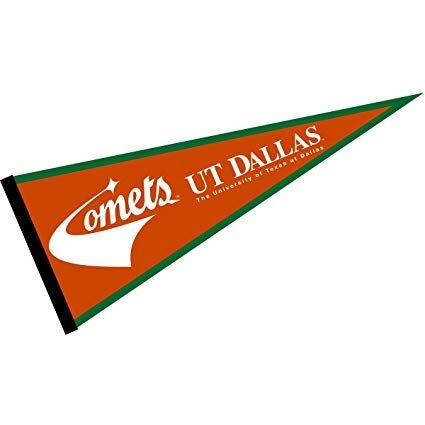 Utd Comets Logo - Amazon.com : College Flags and Banners Co. UT Dallas Comets Pennant ...