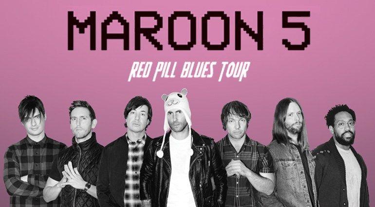 Red Pill Blues Maroon 5 Logo - Maroon 5: Red Pill Blues Tour Live in Singapore