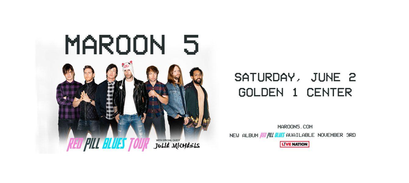 Red Pill Blues Maroon 5 Logo - Maroon 5 | Golden1Center